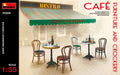 MiniArt 1:35 Café Furniture and Crockery 35569