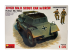 MiniArt 1:35 Dingo Mk.II Scout Car w/Crew Pz.Kmpf. Mk.I 202(e) 35074