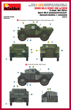 MiniArt 1:35 Dingo Mk.II Scout Car w/Crew Pz.Kmpf. Mk.I 202(e) 35074