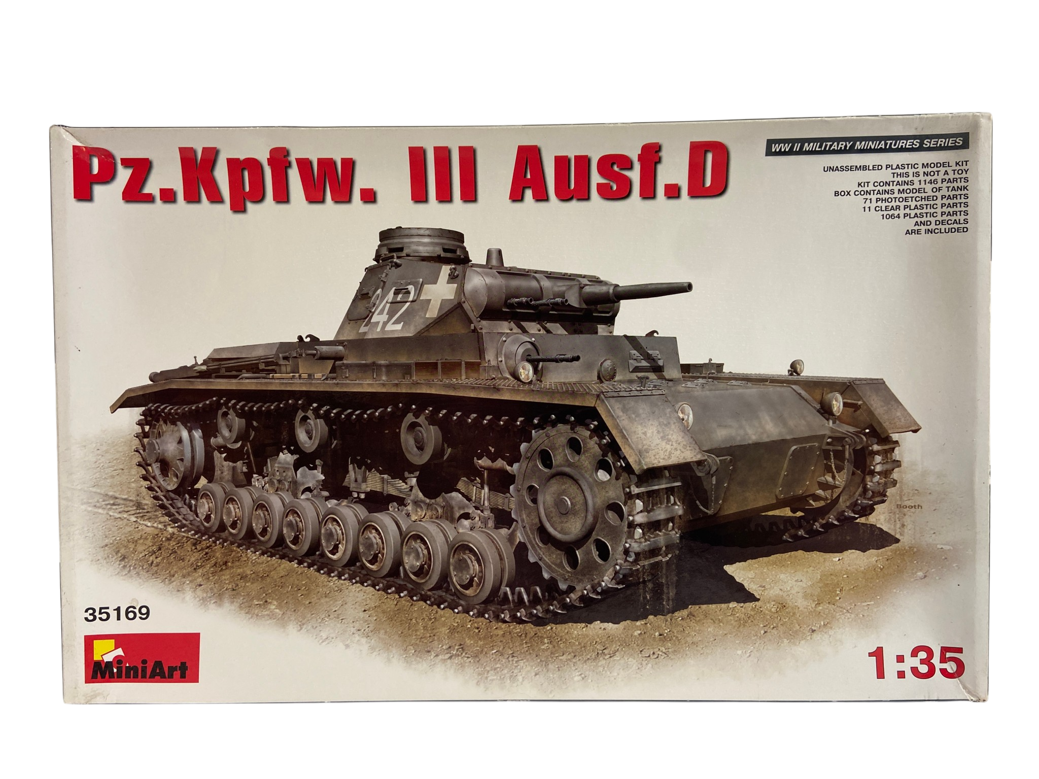MiniArt 1:35 Pz.Kpfw. III Ausf.D 35169