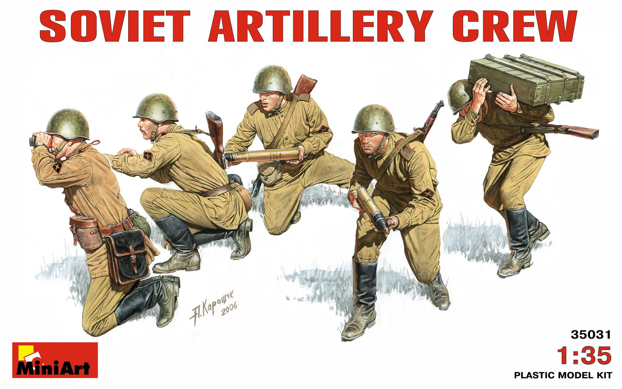MiniArt 1:35 Soviet Artillery Crew 35031