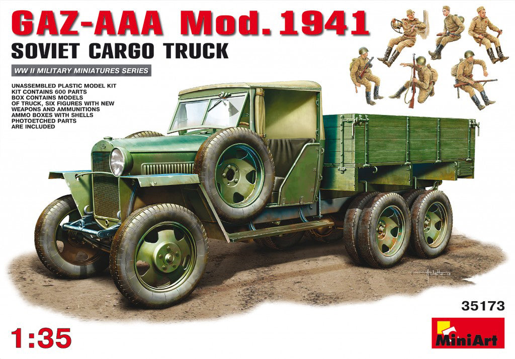 MiniArt 1:35 Soviet Cargo Truck GAZ-AAA Mod. 1941 35173
