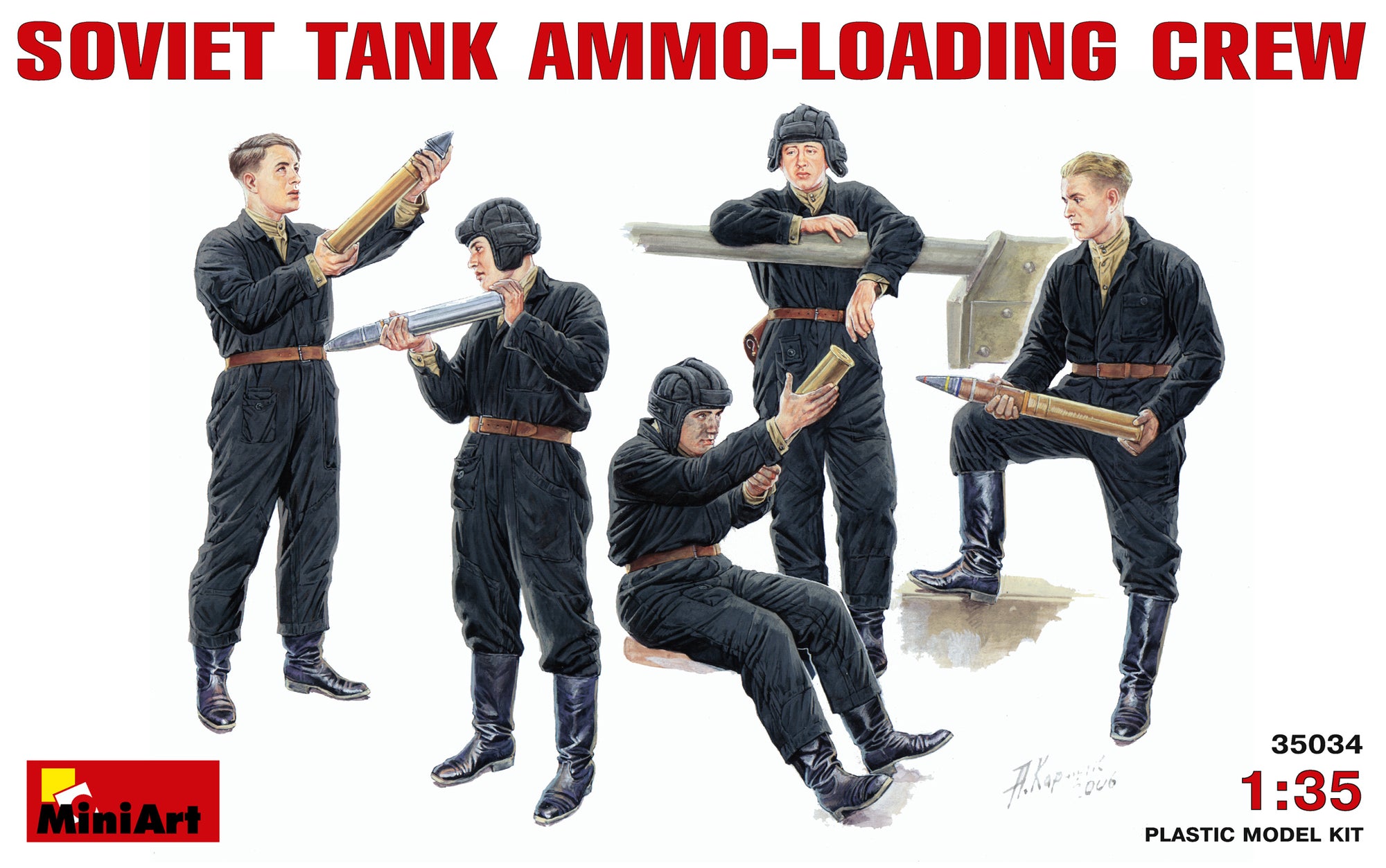 MiniArt 1:35 Soviet Tank Ammo-Loading Crew 35034