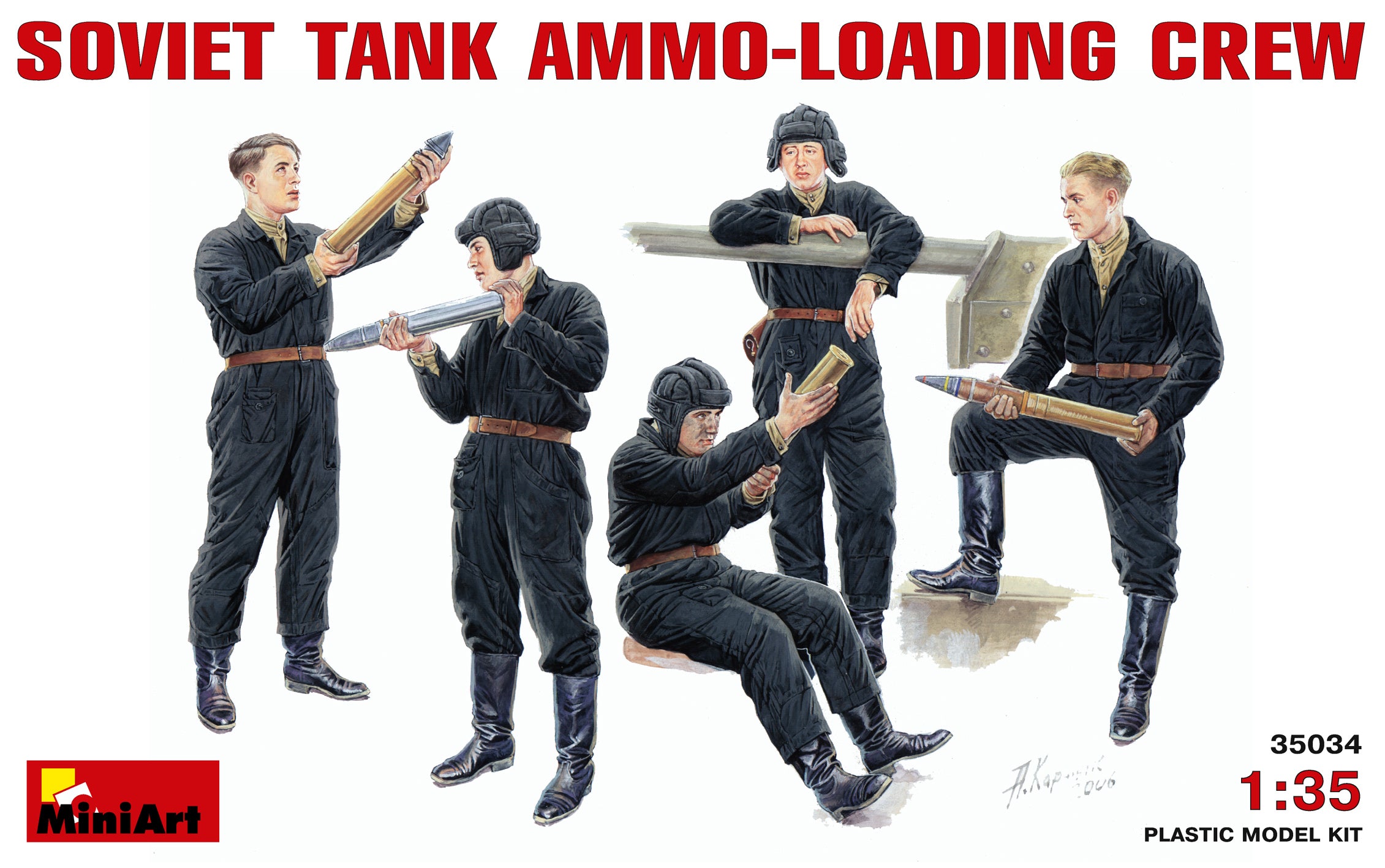 MiniArt 1:35 Soviet Tank Ammo-Loading Crew 35034