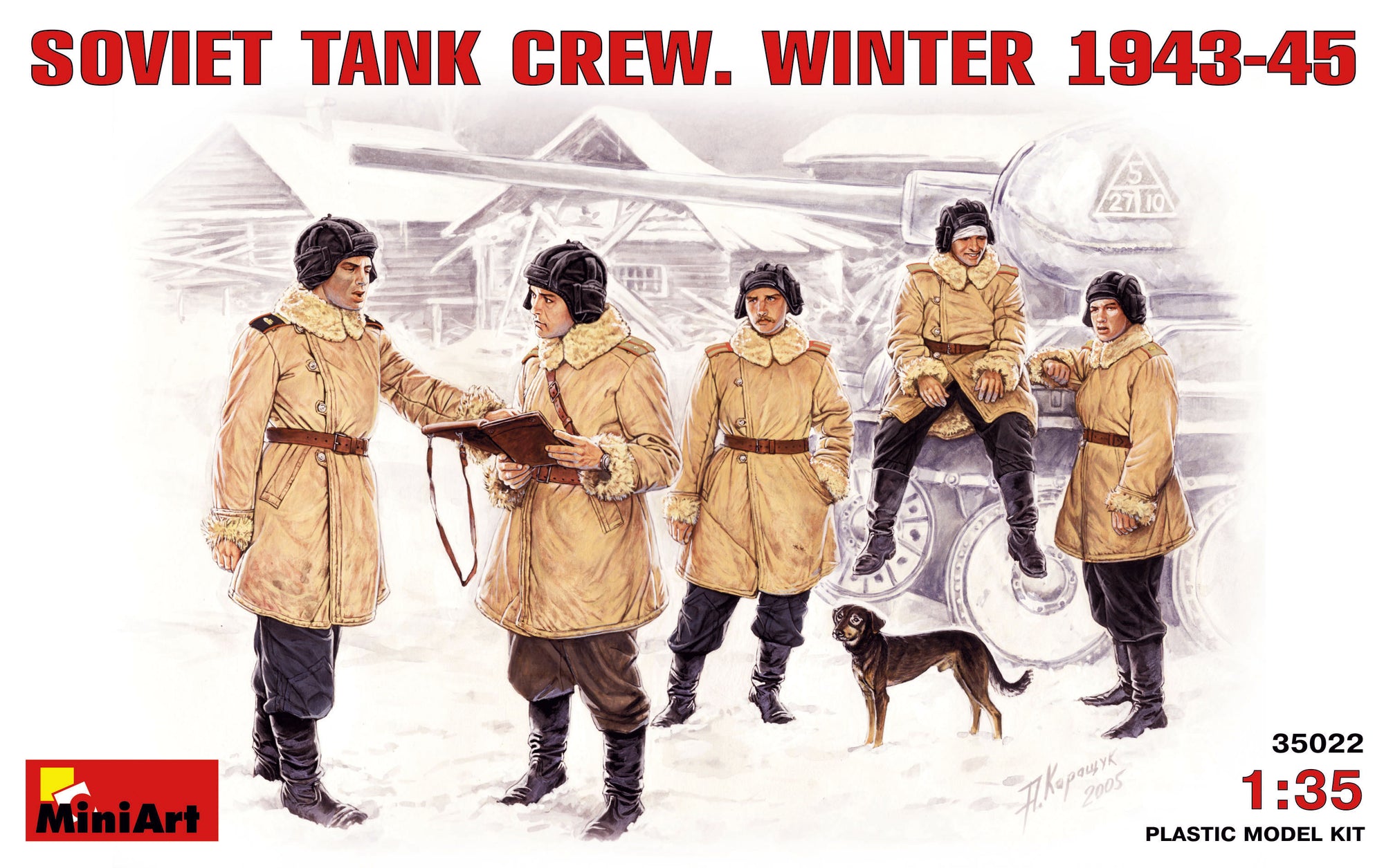 MiniArt 1:35 Soviet Tank Crew Winter 1943-45 35022