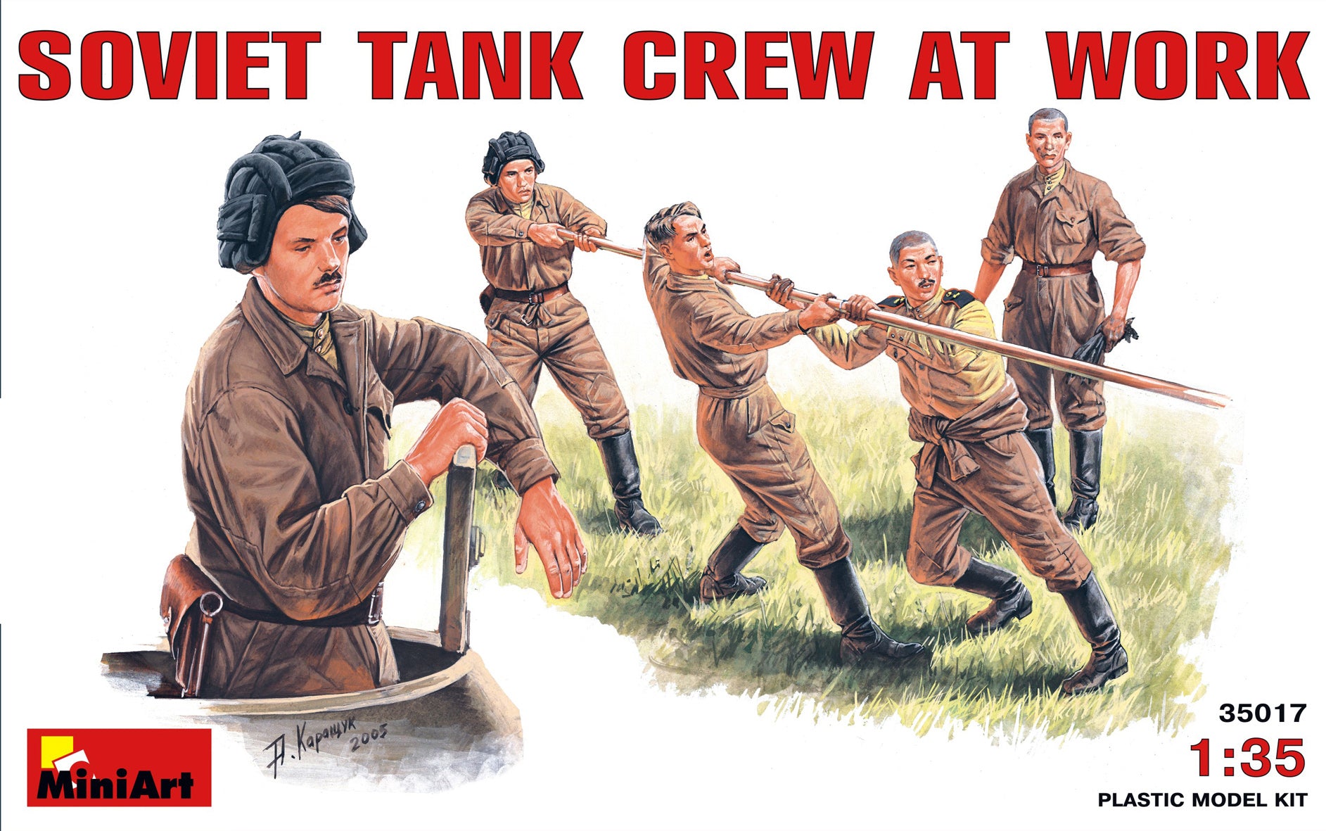 MiniArt 1:35 Soviet Tank Crew at Work 35017