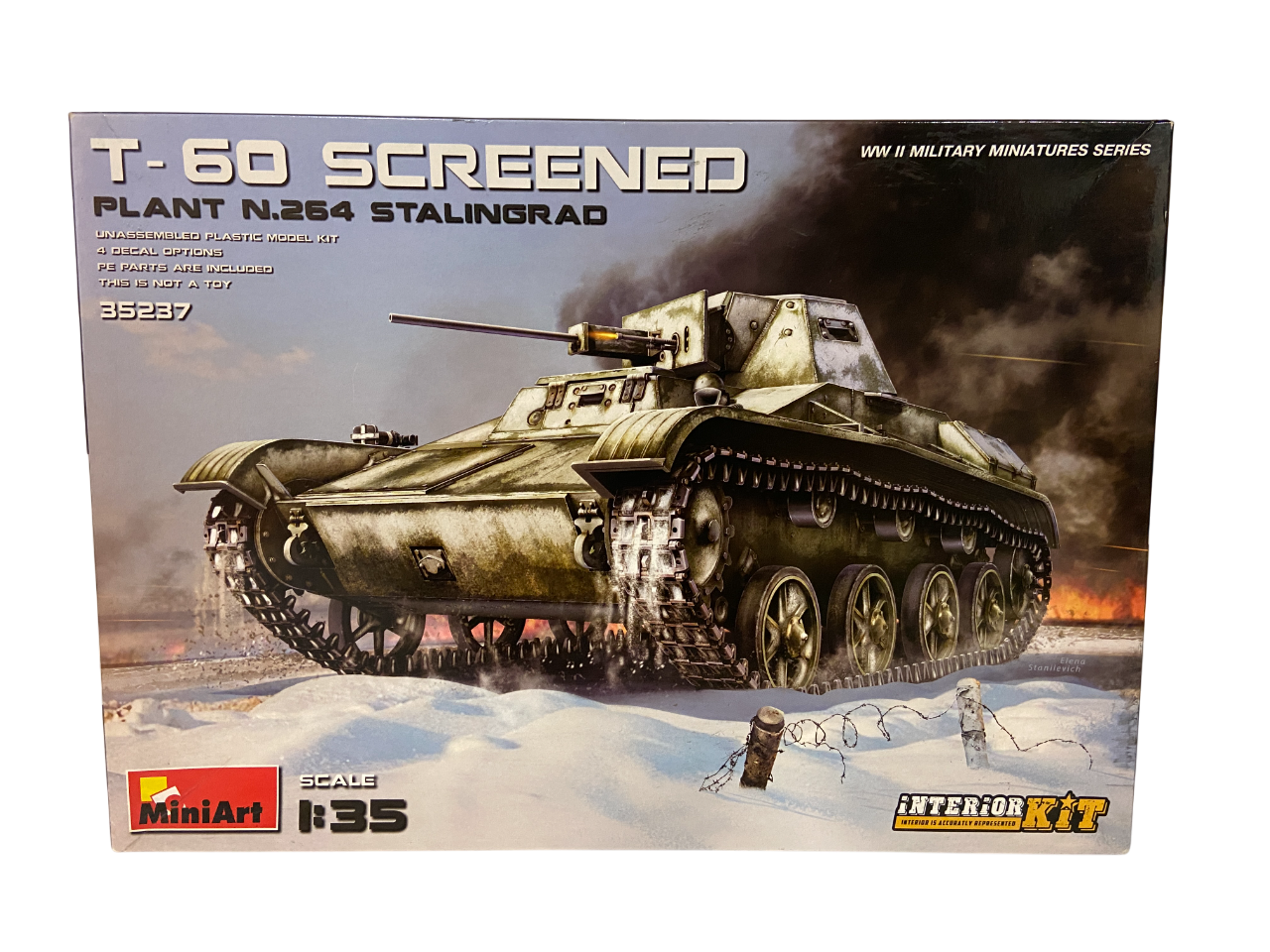 MiniArt 1:35 T-60 Screened (Plant N.264 Stalingrad) 35237