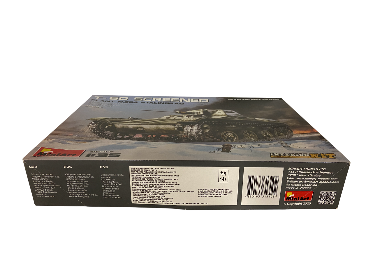 MiniArt 1:35 T-60 Screened (Plant N.264 Stalingrad) 35237