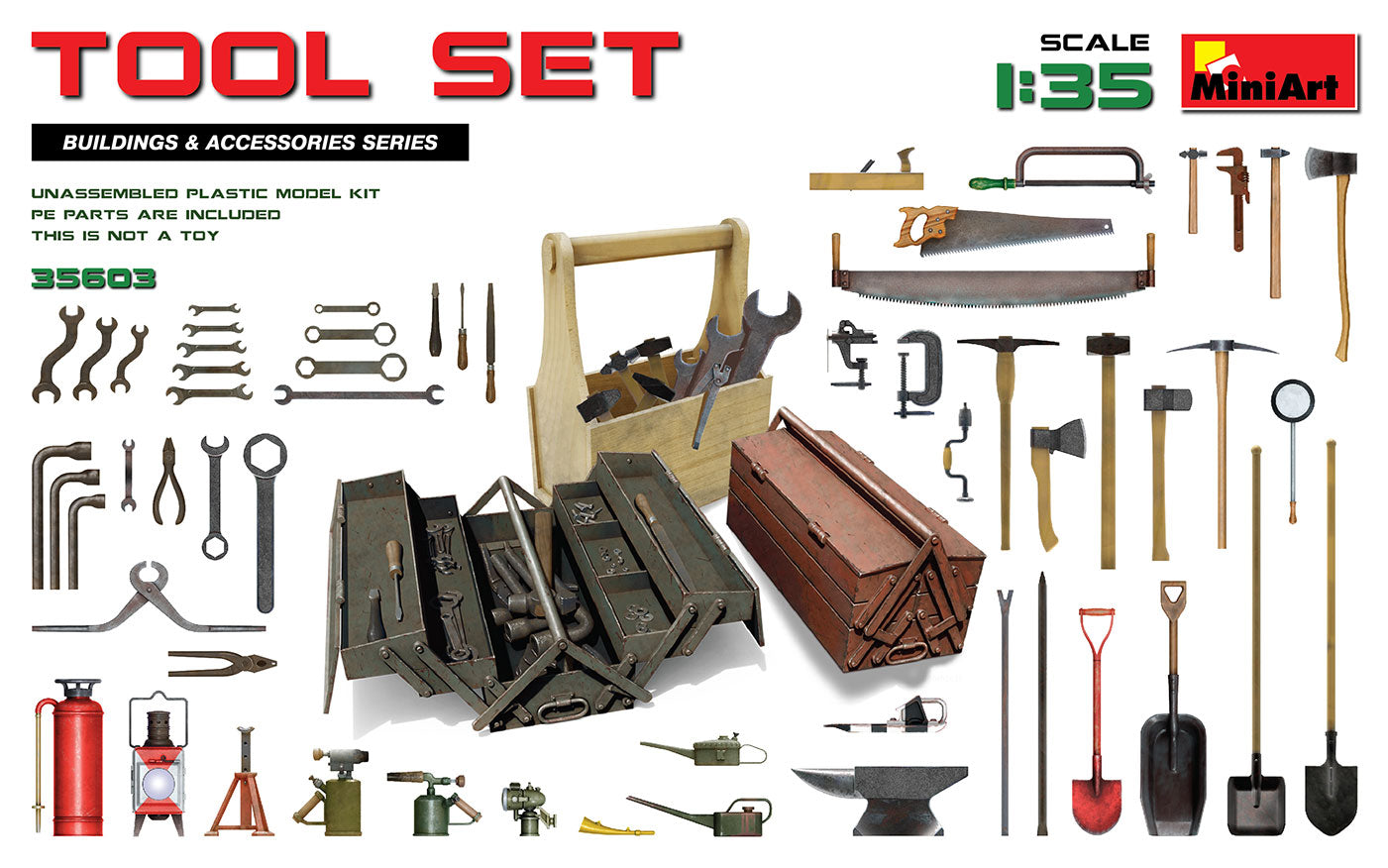 MiniArt 1:35 Tool Set 35603