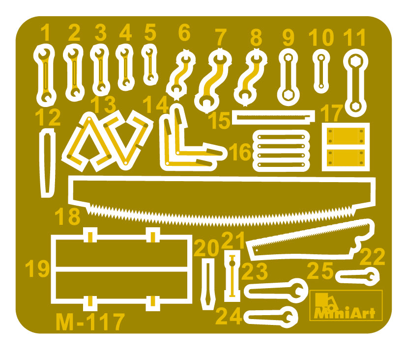 MiniArt 1:35 Tool Set 35603