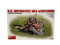 MiniArt 1:35 U.S. Motorcycle WLA w/Rifleman 35179