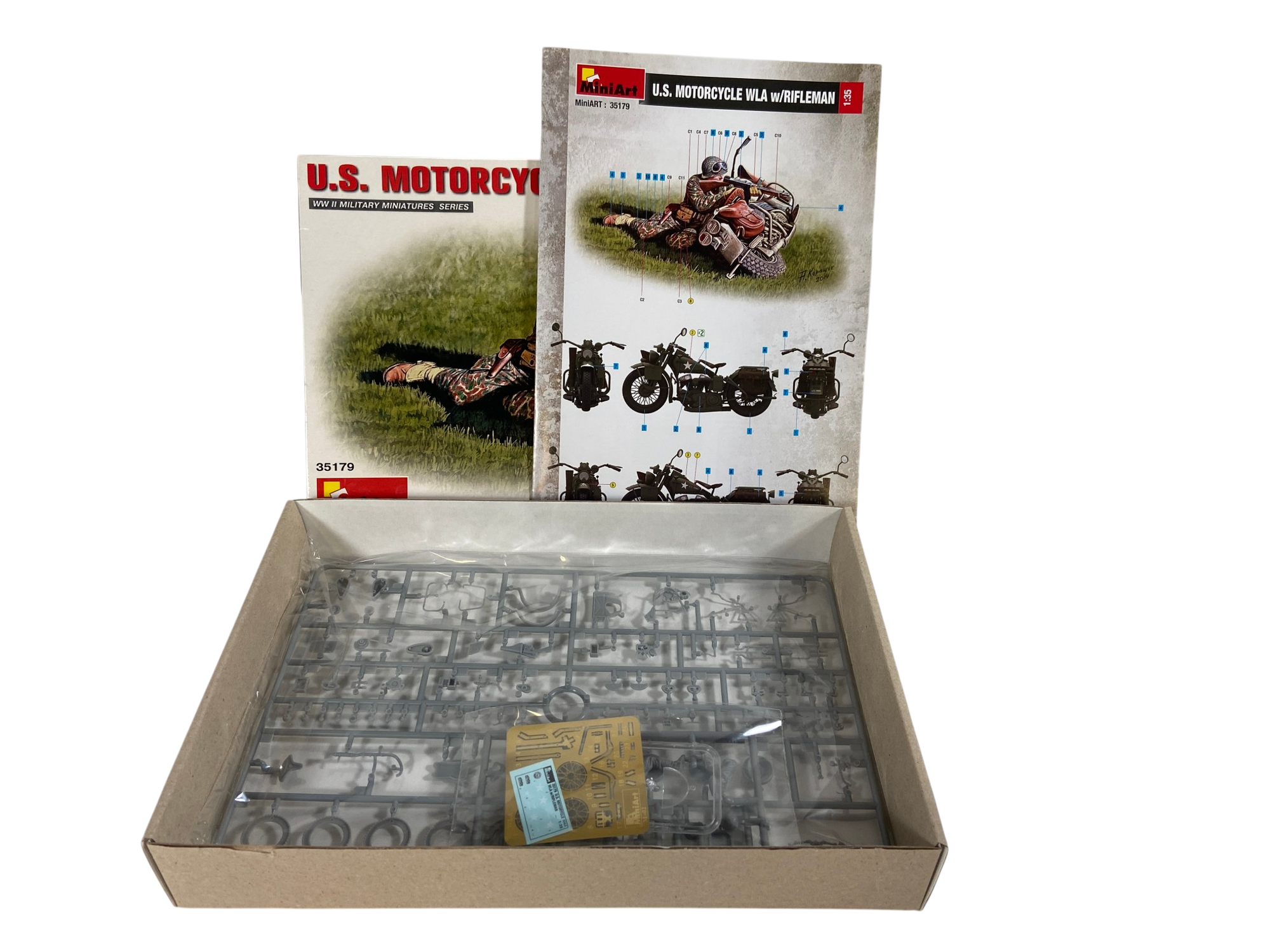 MiniArt 1:35 U.S. Motorcycle WLA w/Rifleman 35179