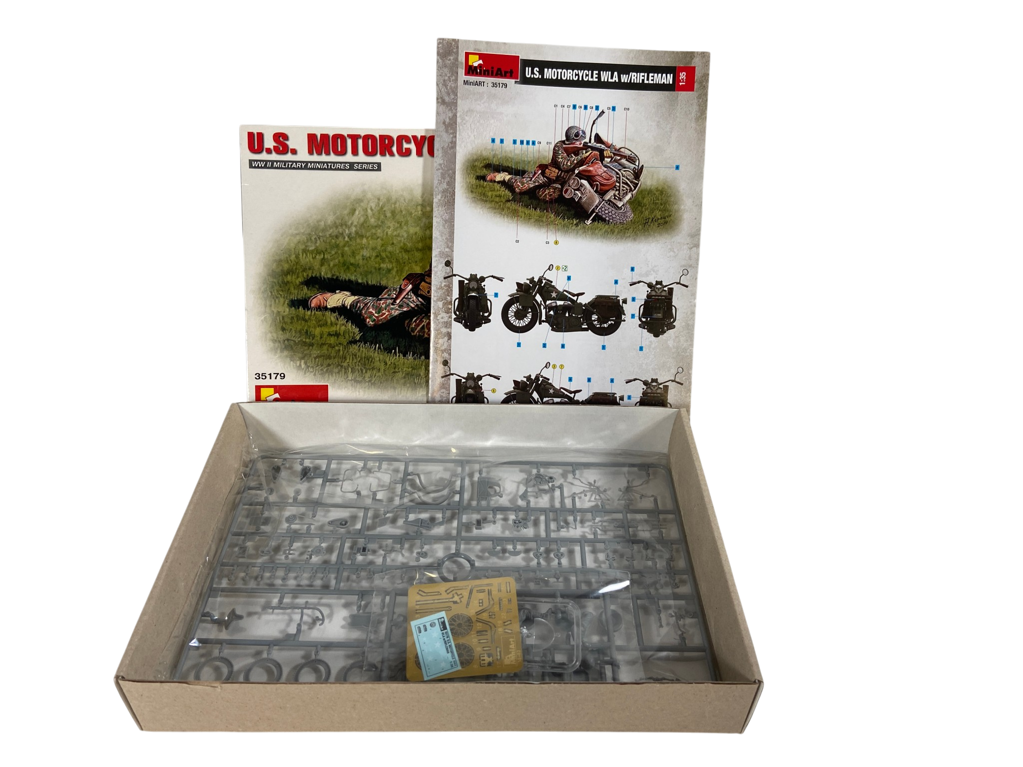 MiniArt 1:35 U.S. Motorcycle WLA w/Rifleman 35179