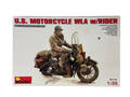 MiniArt 1:35 U.S. Motorcycle WLA with rider 35172