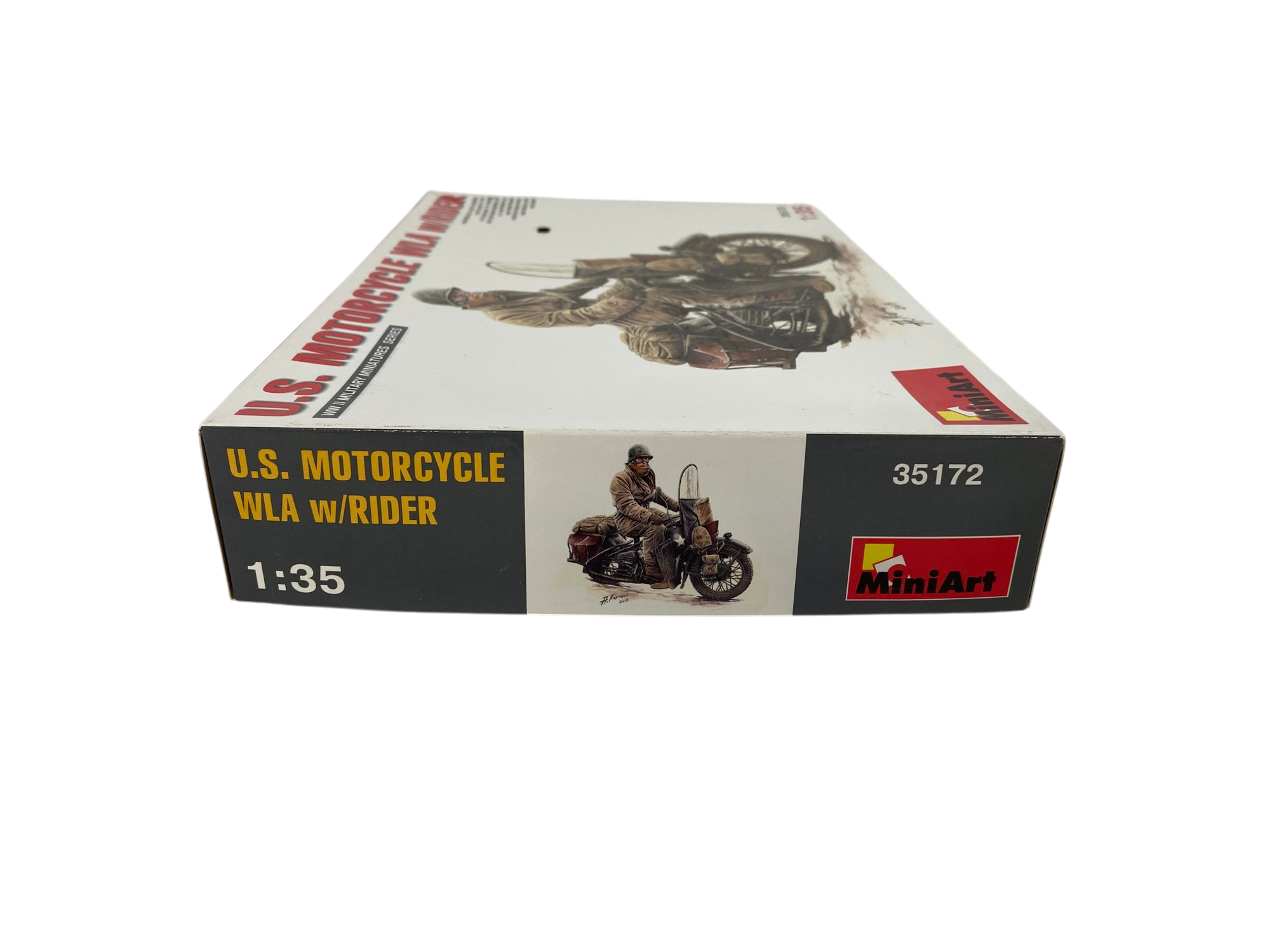 MiniArt 1:35 U.S. Motorcycle WLA with rider 35172