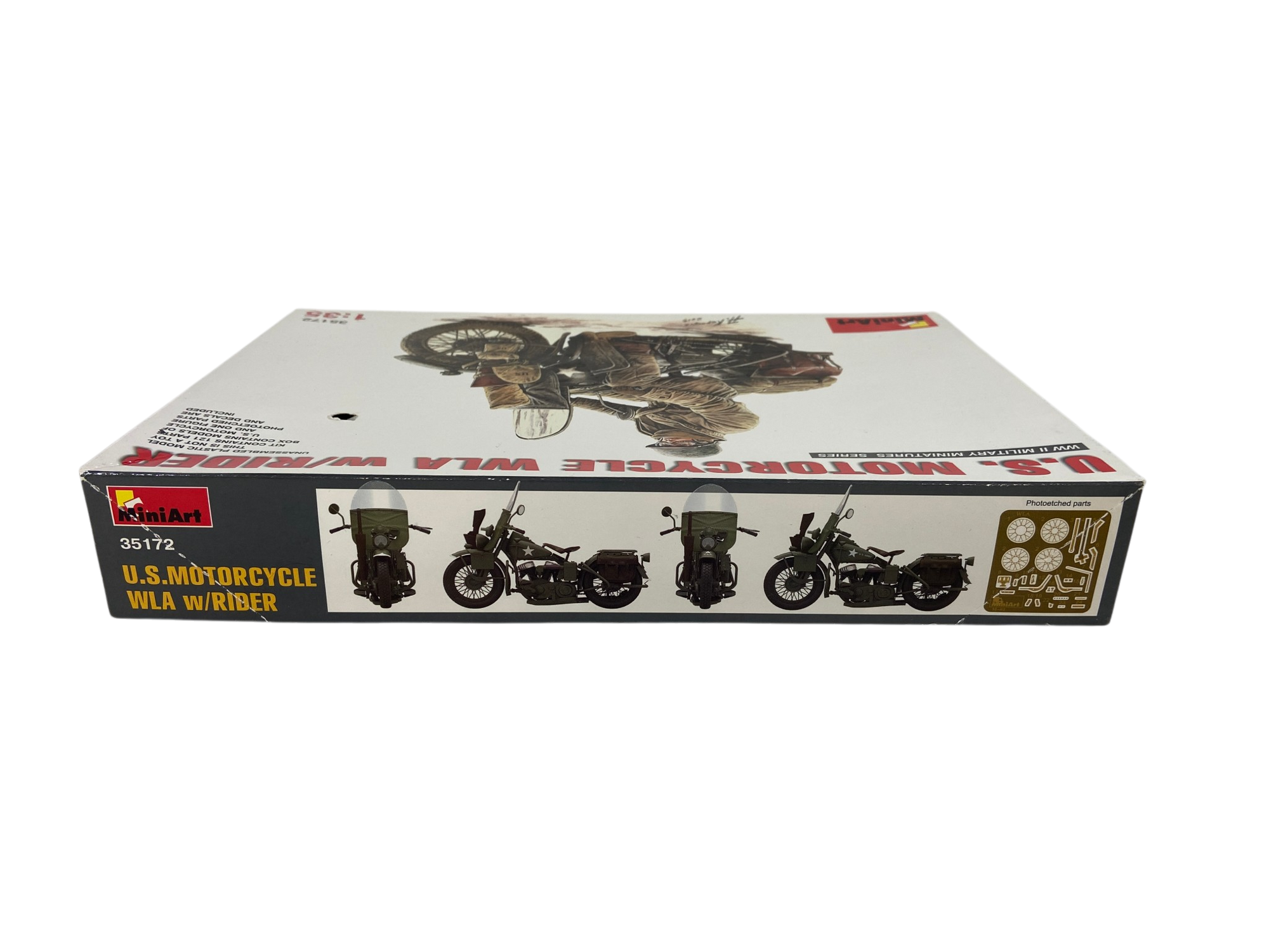 MiniArt 1:35 U.S. Motorcycle WLA with rider 35172