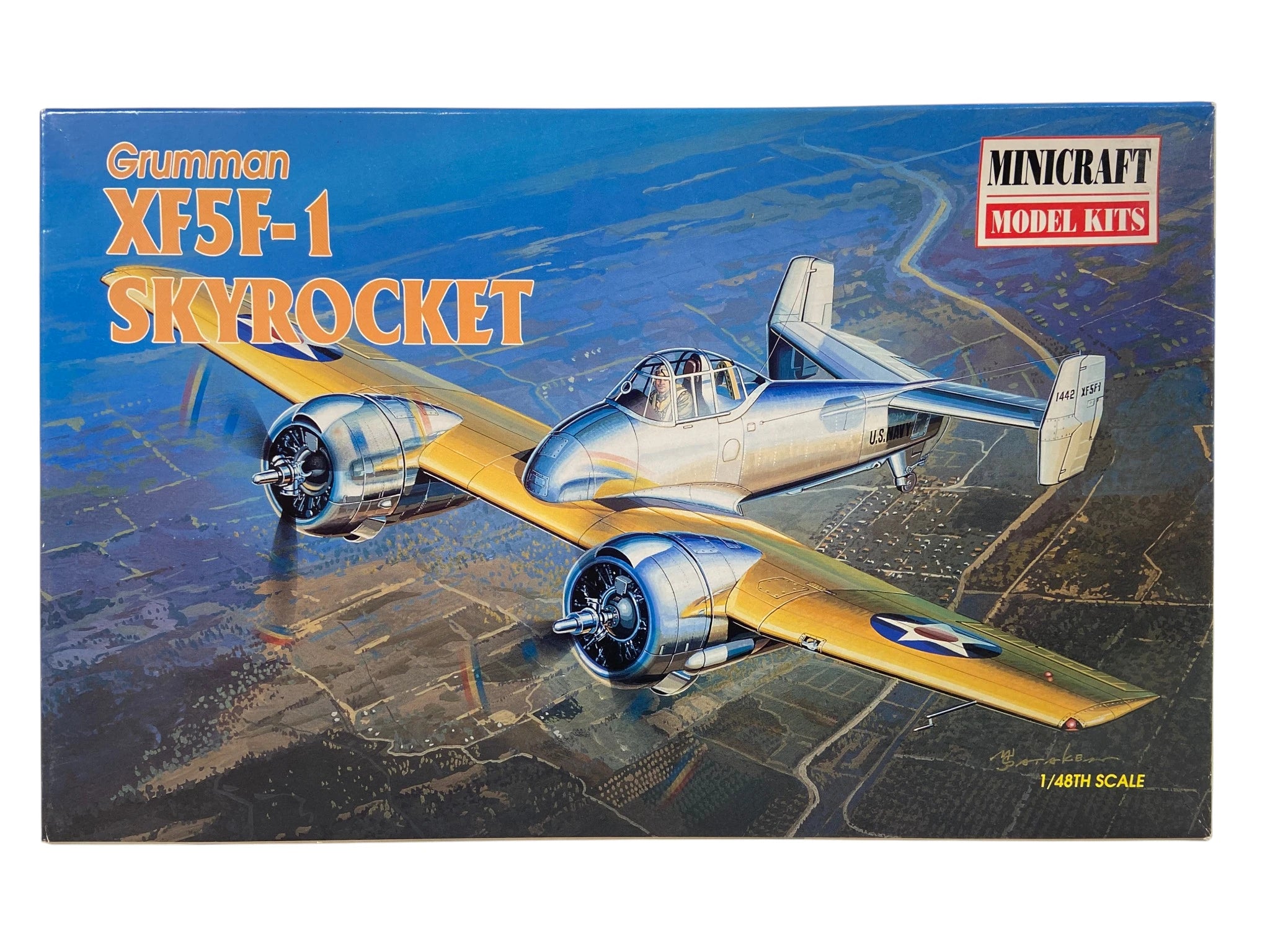 Minicraft Model Kits 1:48 Grumman XF5F-1 Skyrocket 11626