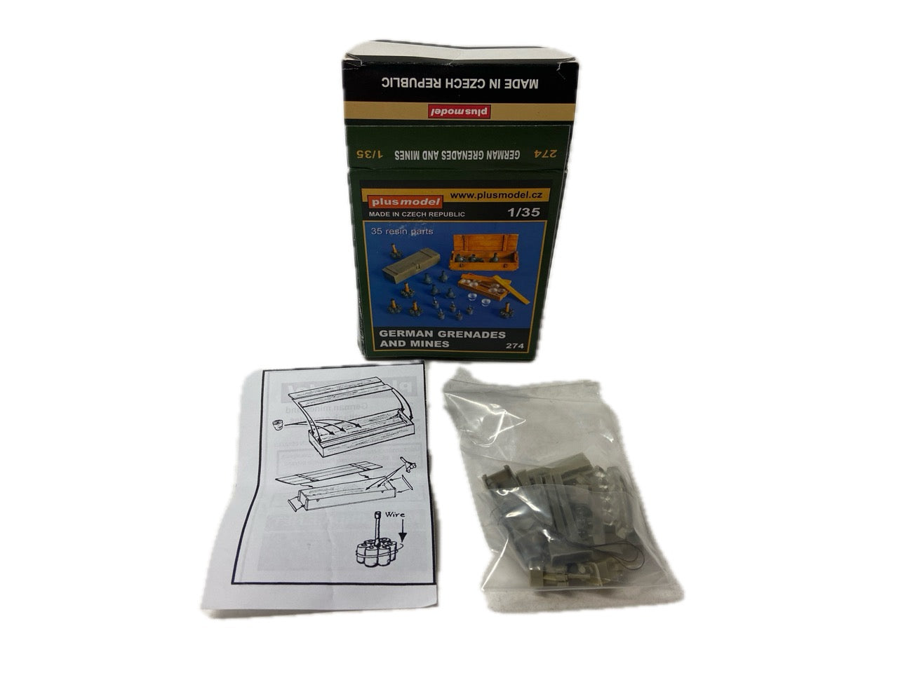 PlusModel 1:35 German Grenades and Mines 274