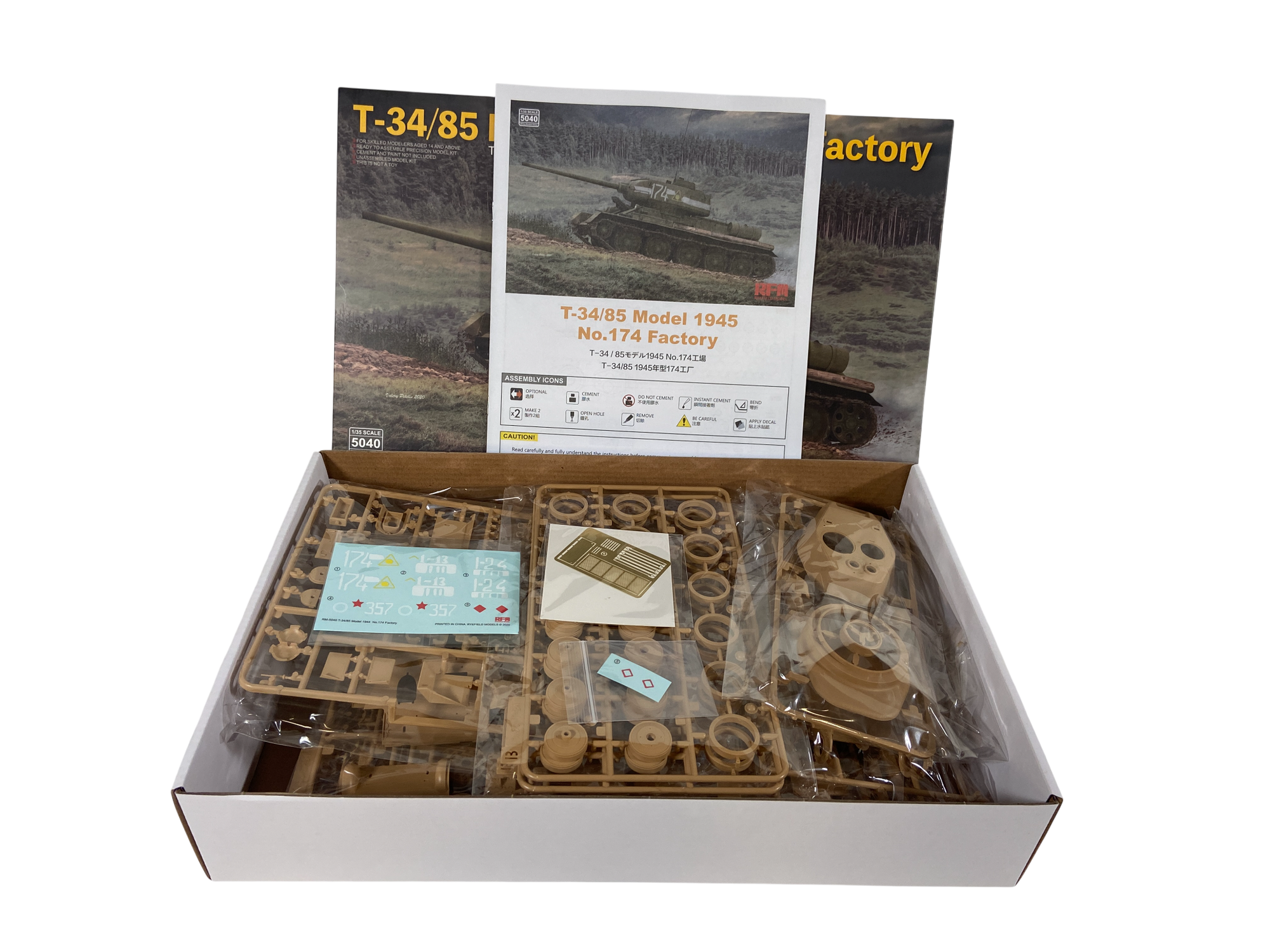 RFM 1:35 T-34/85 Model 1945 No.174 Factory RM-5040