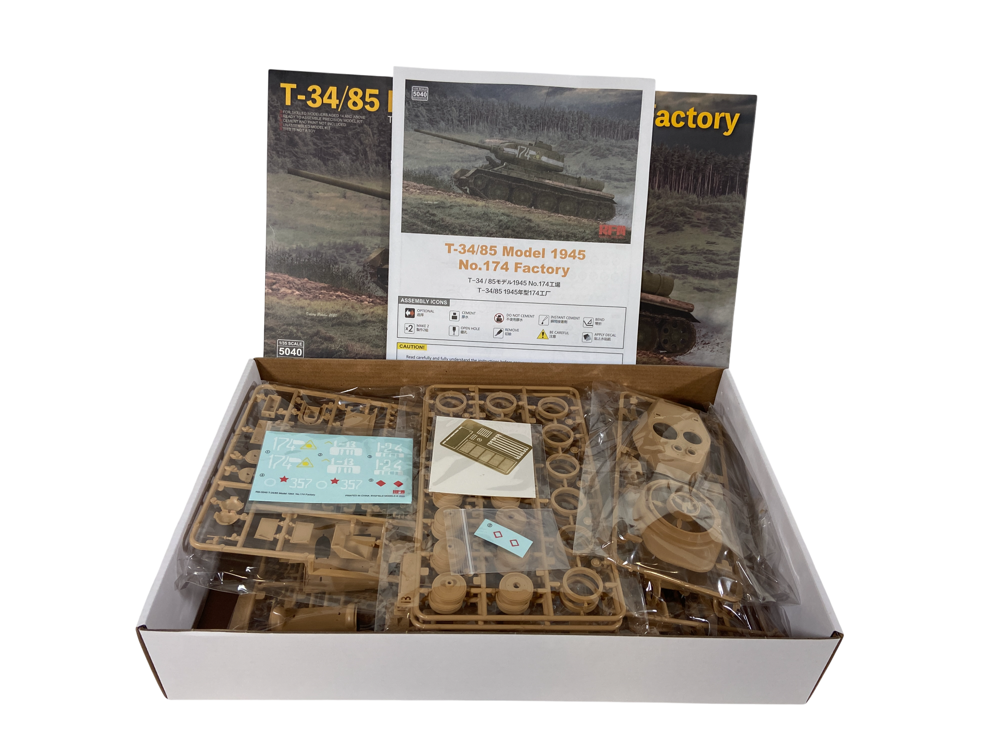 RFM 1:35 T-34/85 Model 1945 No.174 Factory RM-5040