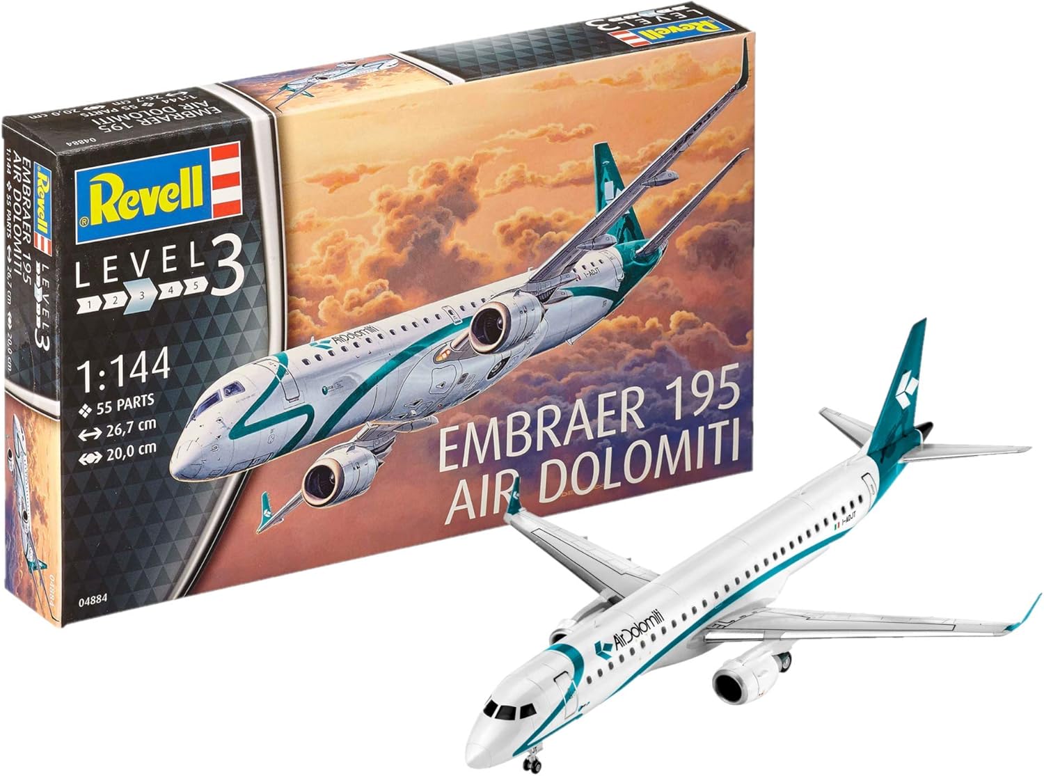 Revell 1:144 Embraer 195 Air Dolomiti 04884