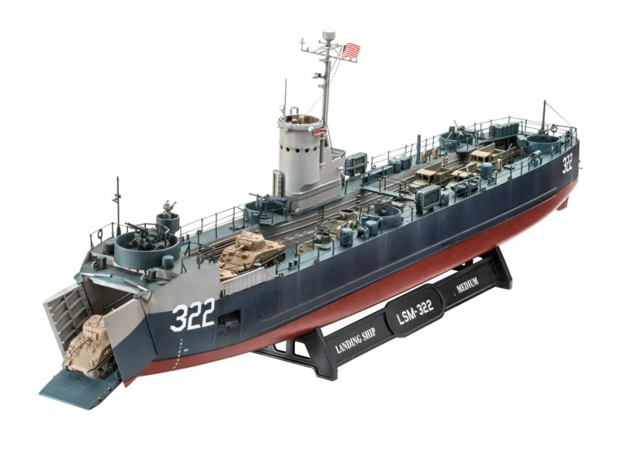 Revell 1:144 US Navy Landing Ship Medium (Bofors 40 mm gun) 05169