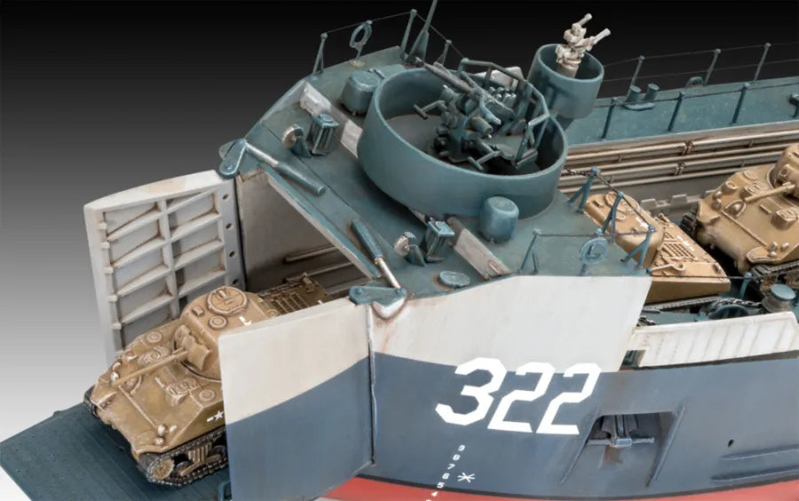 Revell 1:144 US Navy Landing Ship Medium (Bofors 40 mm gun) 05169