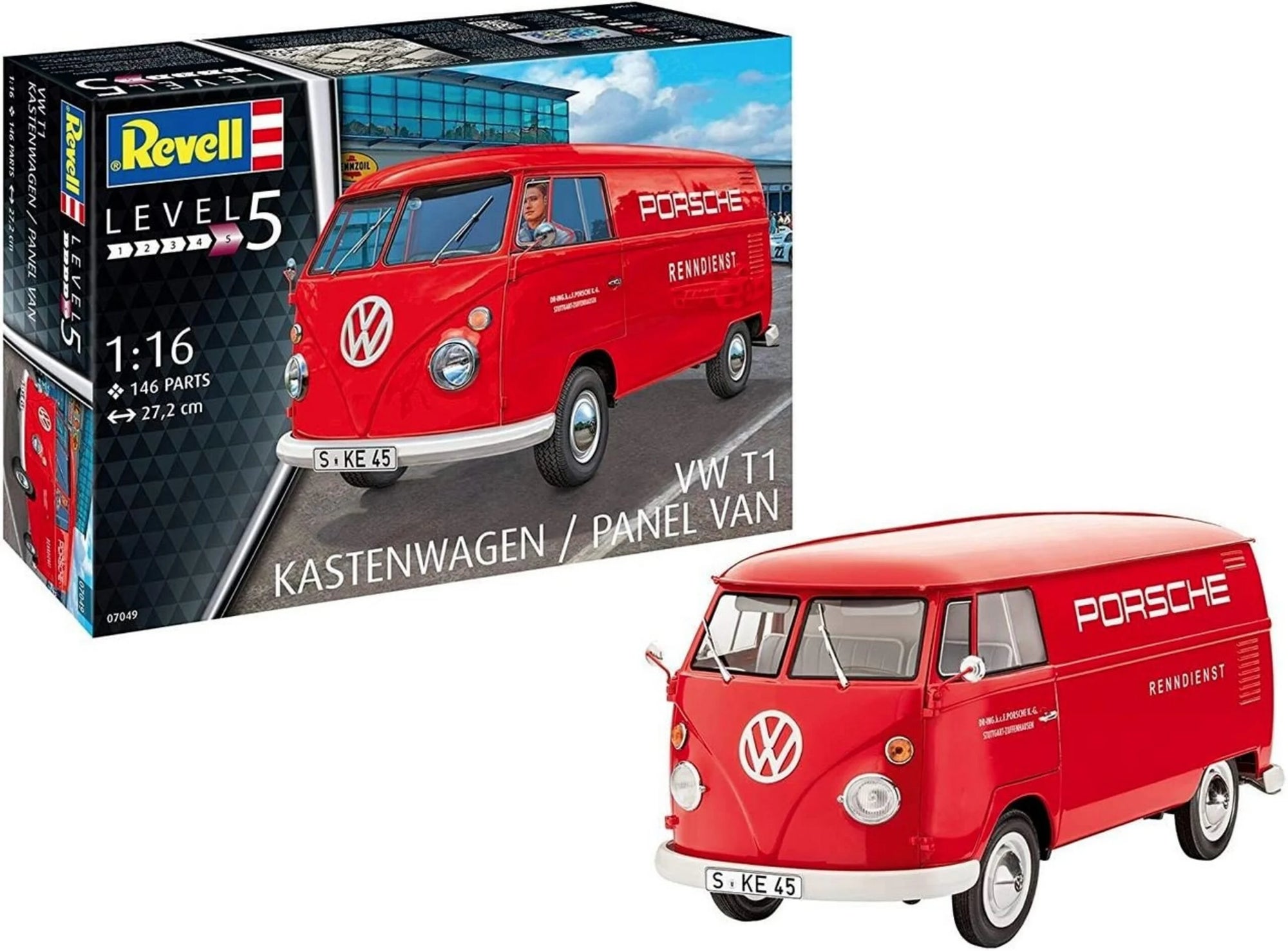 Revell 1:16 VW T1 Kastenwagen / Panel Van 07049