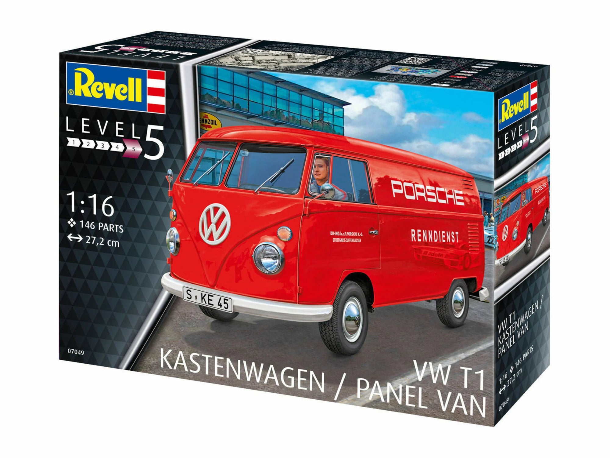 Revell 1:16 VW T1 Kastenwagen / Panel Van 07049