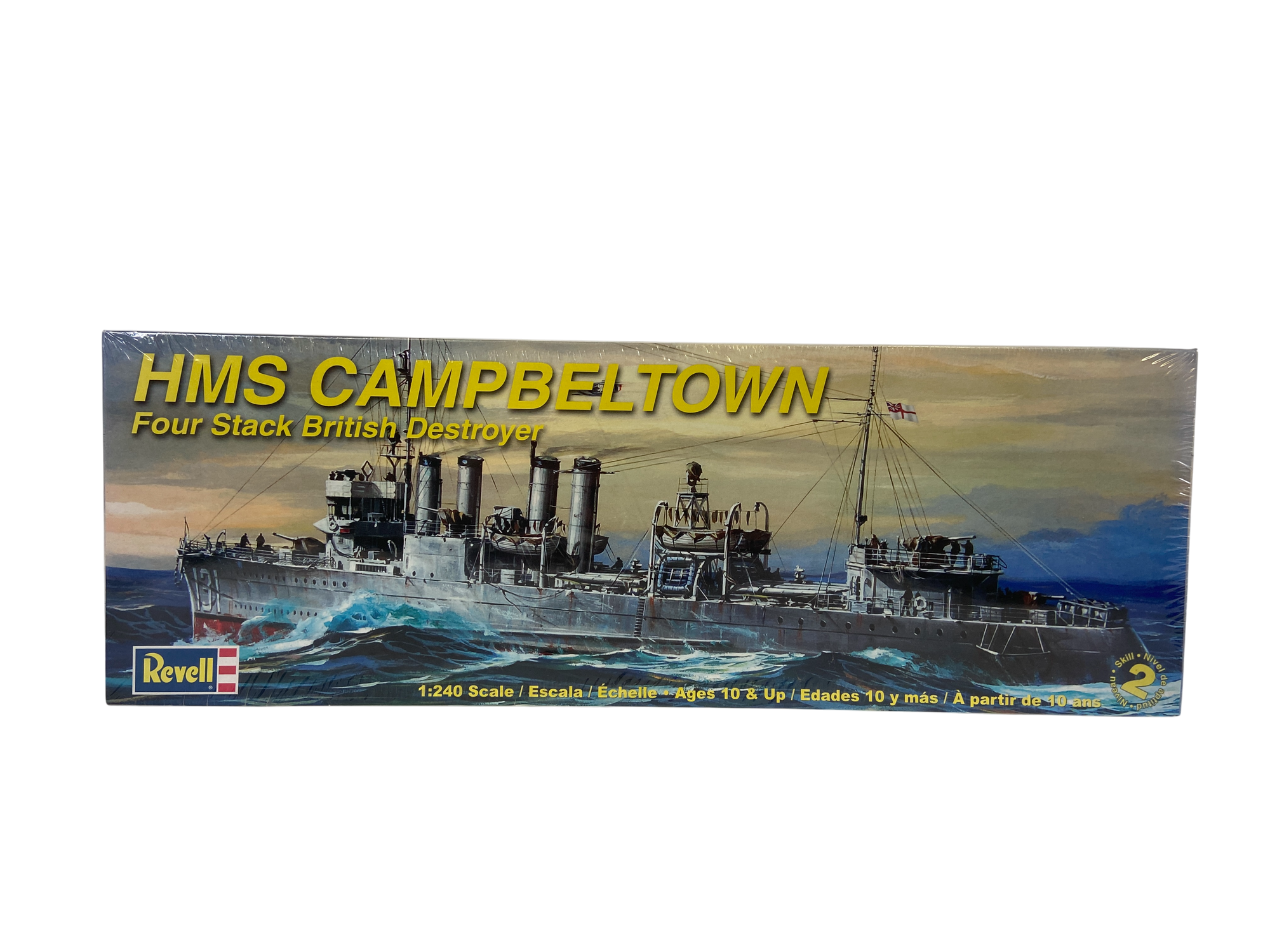 Revell 1:240 HMS Campbeltown Four Stack British Destroyer 85-3016