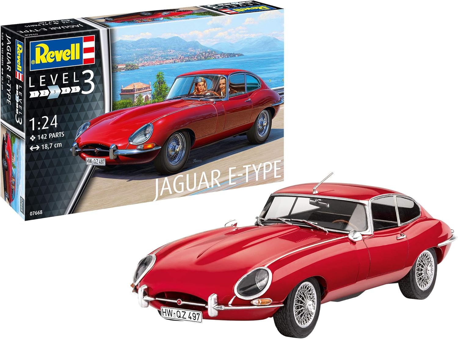 Revell 1:24 Jaguar E-Type 07668
