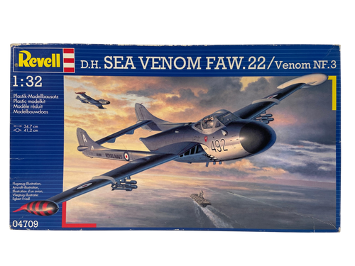 Revell 1:32 De Havilland Sea Venom FAW.22/Venom NF.3 04709