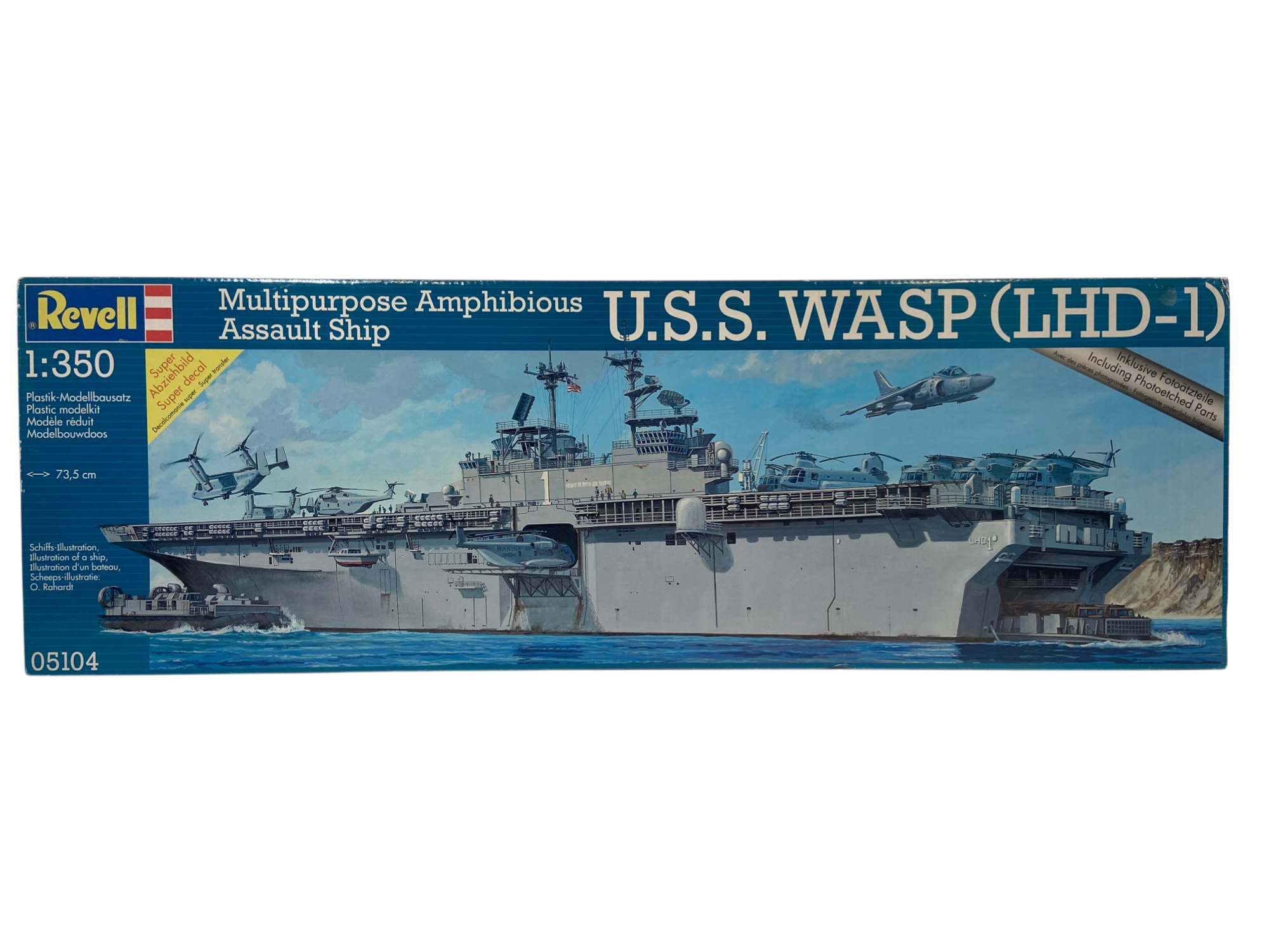 Revell 1:350 Multipurpose Amphibious Assault Ship USS Wasp LHD-1 05104