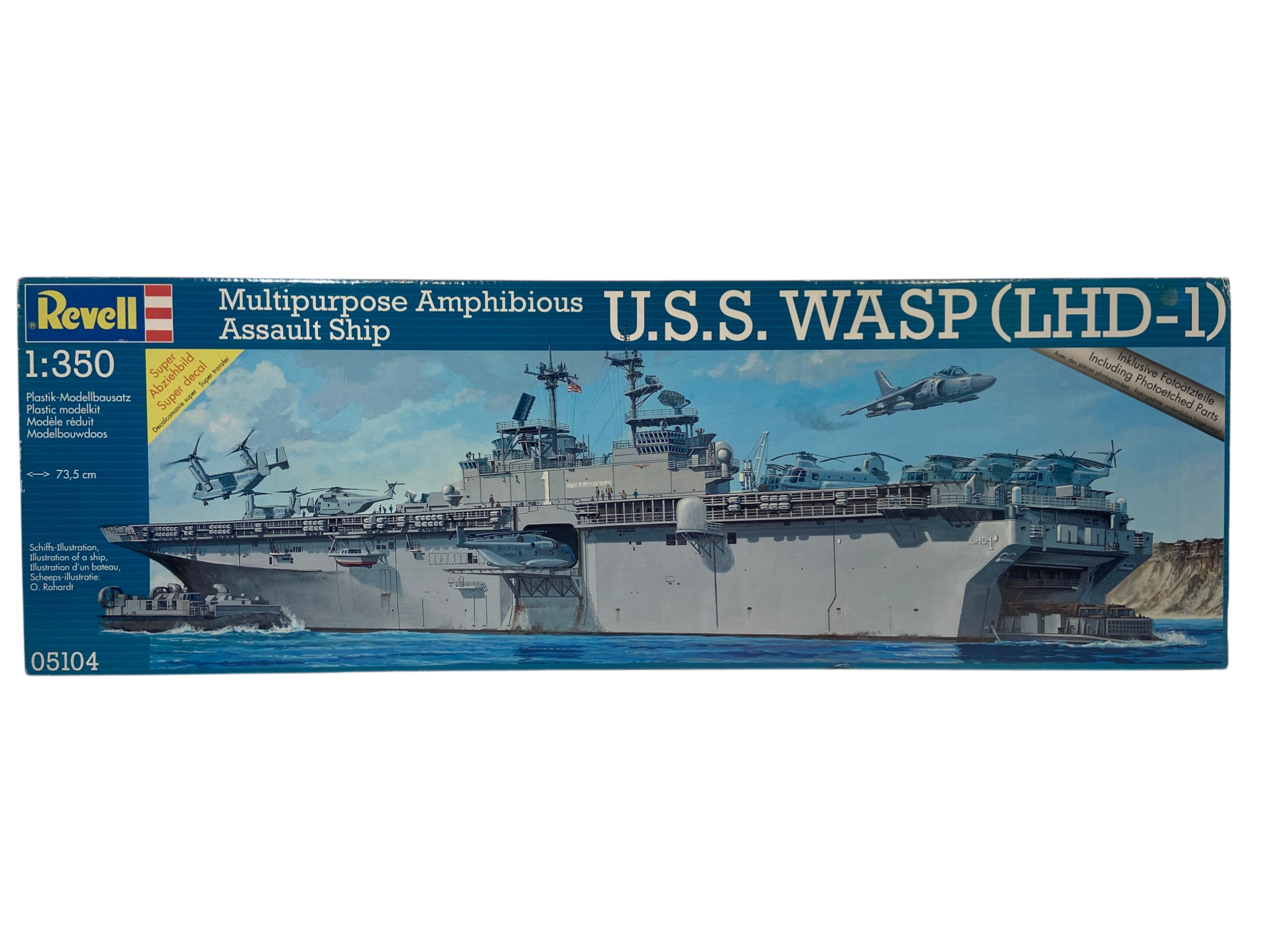 Revell 1:350 Multipurpose Amphibious Assault Ship USS Wasp LHD-1 05104