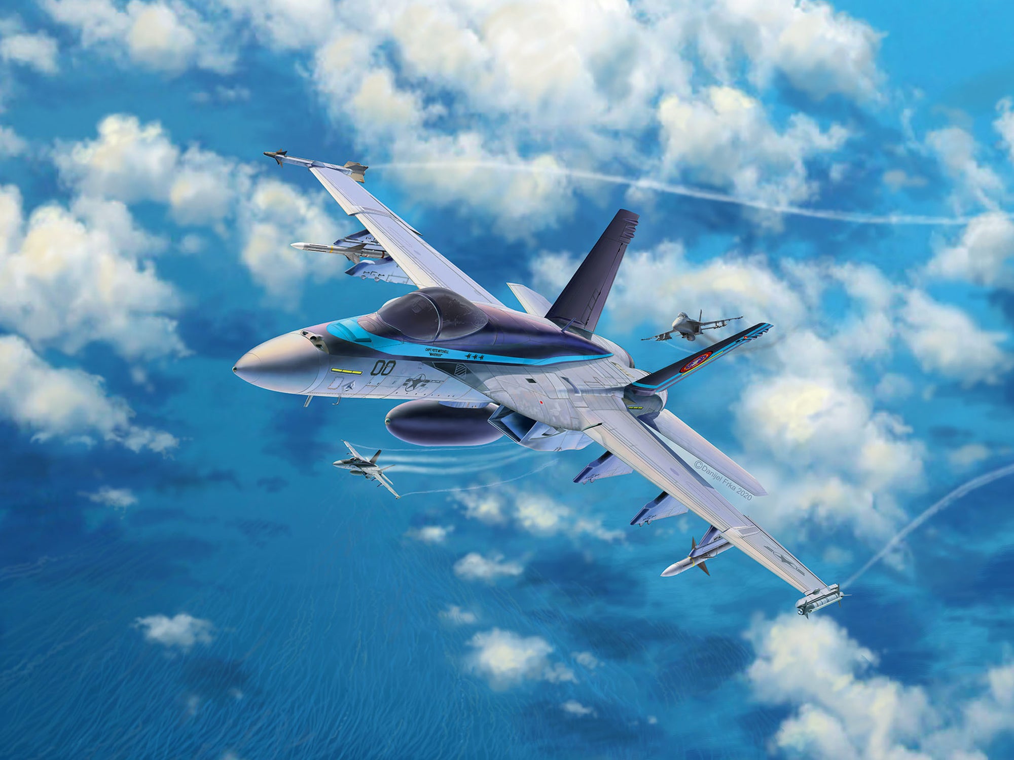 Revell 1:48 Maverick's F/A-18E Super Hornet Top Gun - Maverick 03864