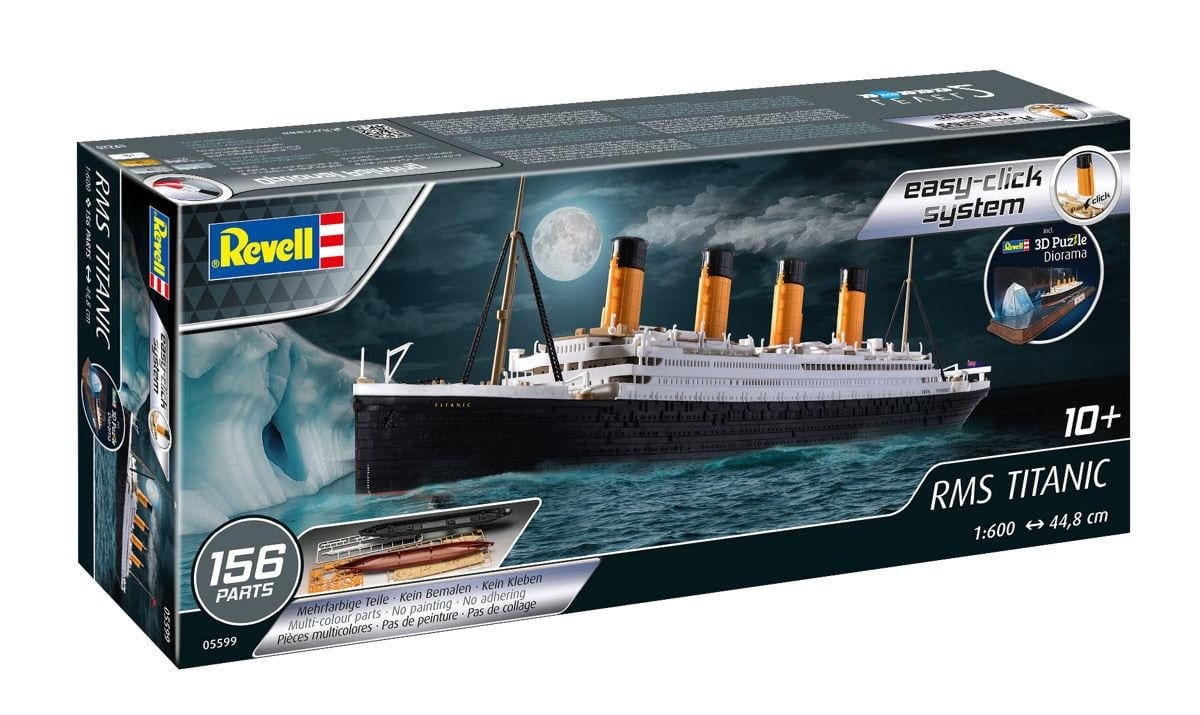 Revell 1:600 RMS Titanic incl. 3D Puzzle Diorama 05599