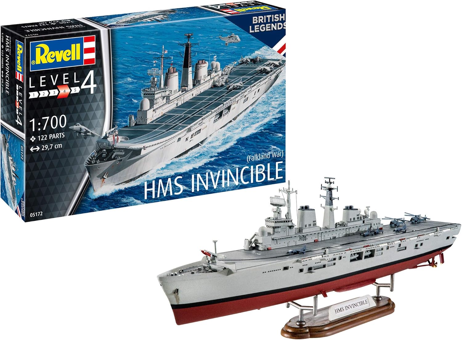 Revell 1:700 HMS Invincible (Falkland War) 05172