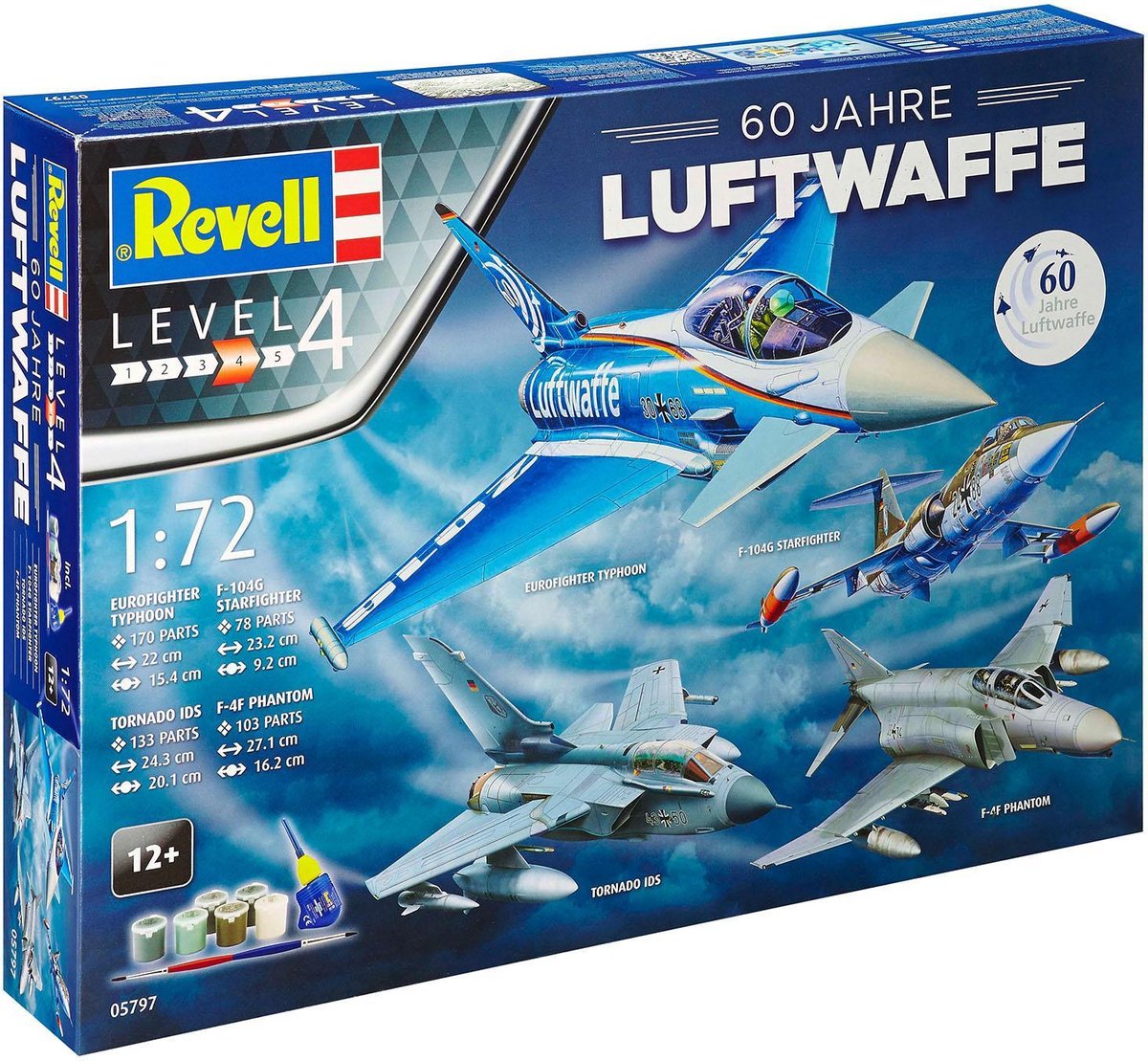 Revell 1:72 Gift set 60 Jahre Luftwaffe 05797