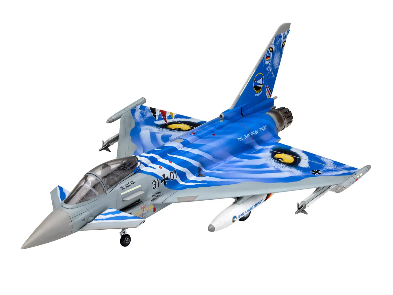 Revell 1:72 Bavarian Tiger 2021 Eurofighter Typhoon 03818