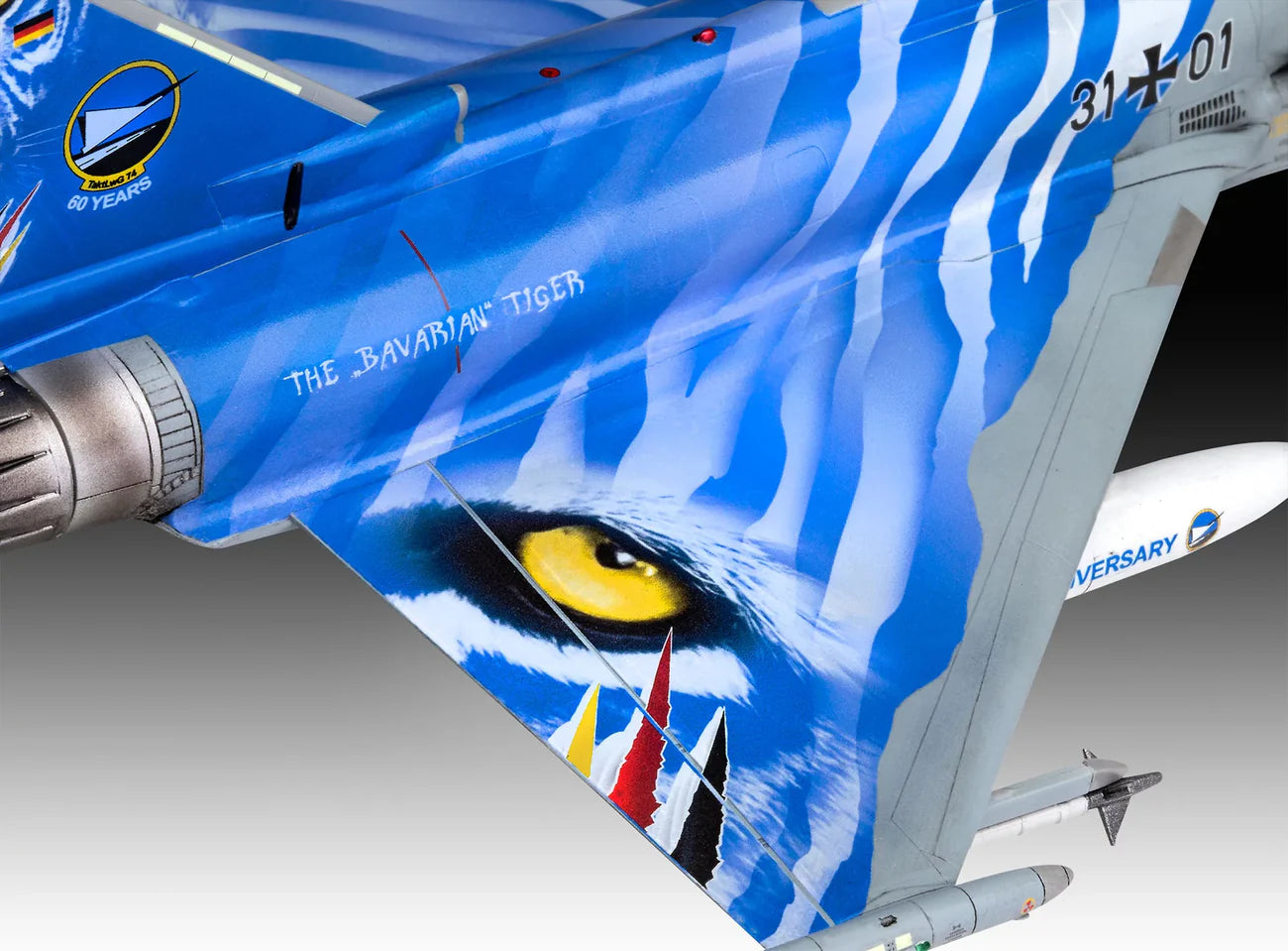 Revell 1:72 Bavarian Tiger 2021 Eurofighter Typhoon 03818