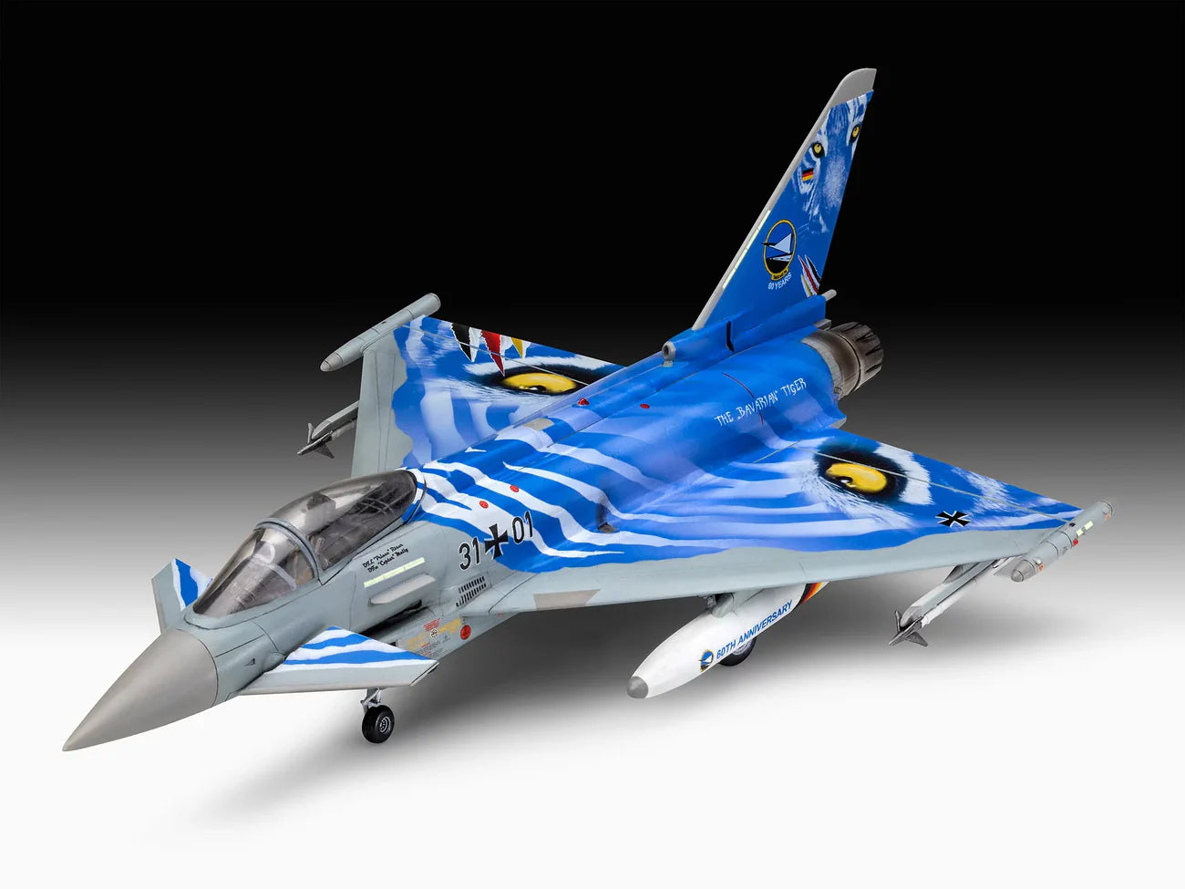 Revell 1:72 Bavarian Tiger 2021 Eurofighter Typhoon 03818