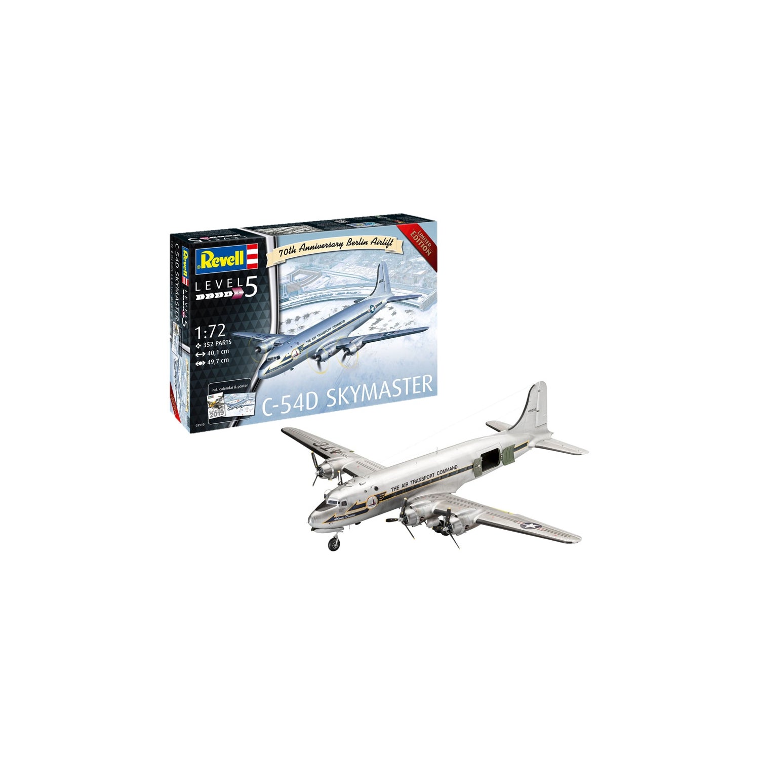 Revell 1:72 C-54D Skymaster 70th Anniversary Berlin Airlift 03910