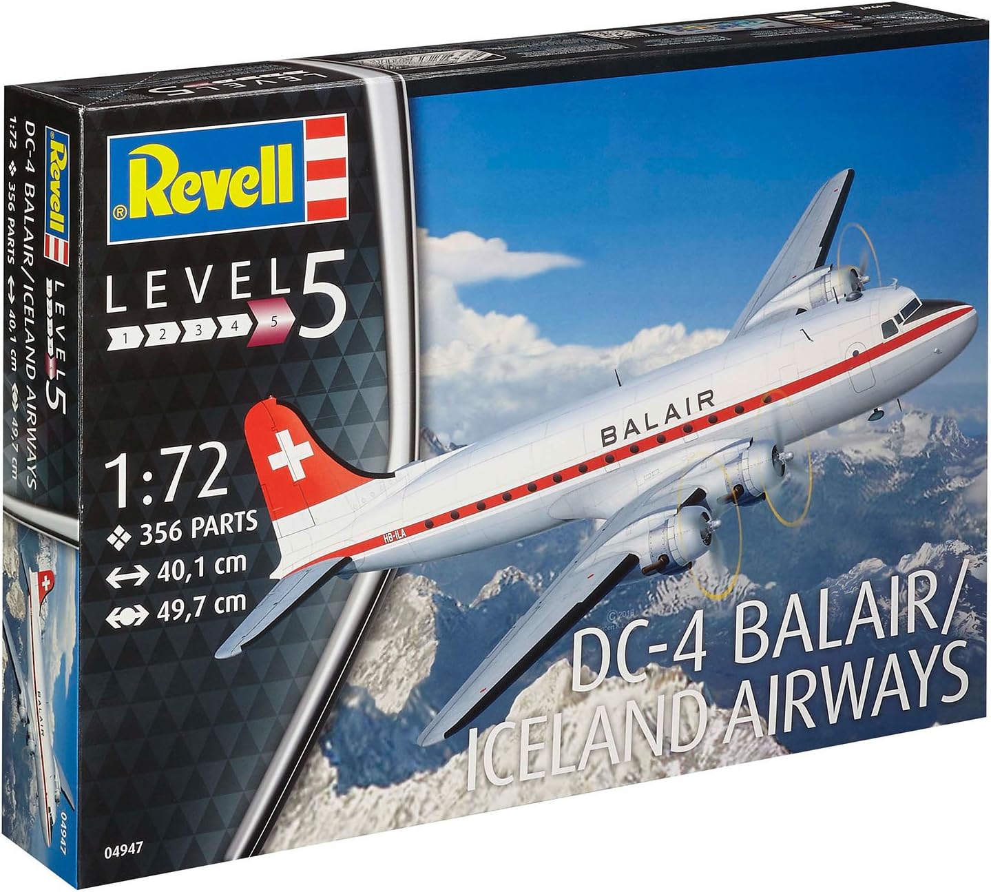 Revell 1:72 DC-4 Balair/Iceland Airways 04947