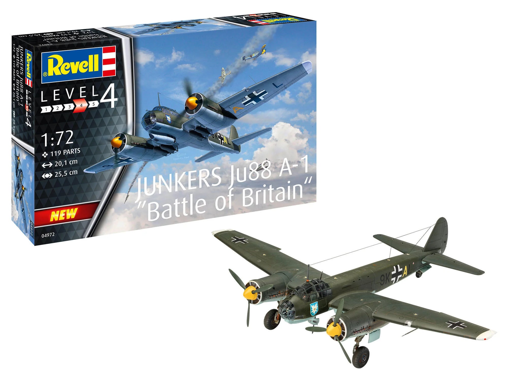 Revell 1:72 Junkers Ju88 A-1 "Battle of Britain" 04972
