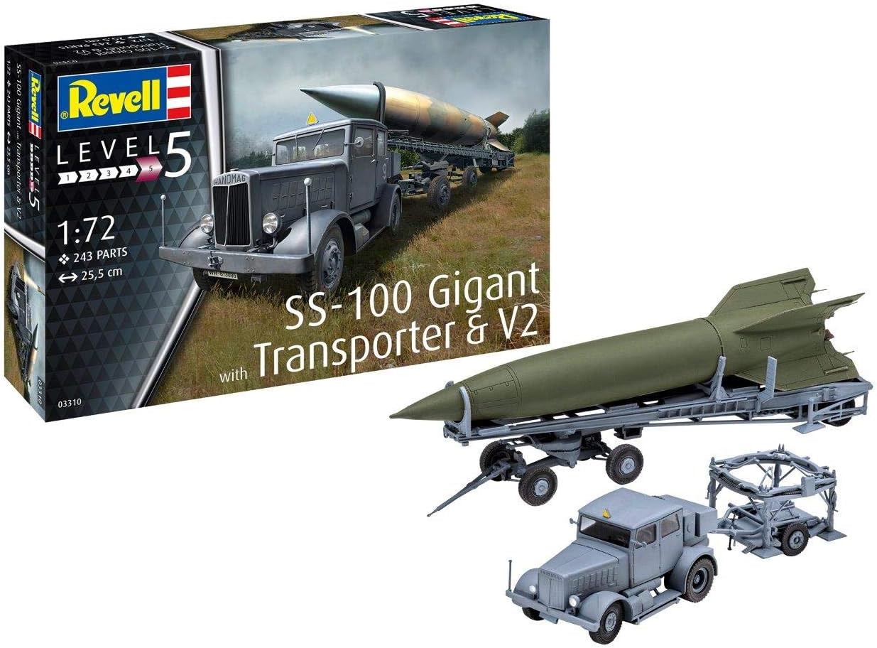 Revell 1:72 SS-100 Gigant with Transporter & V2 03310