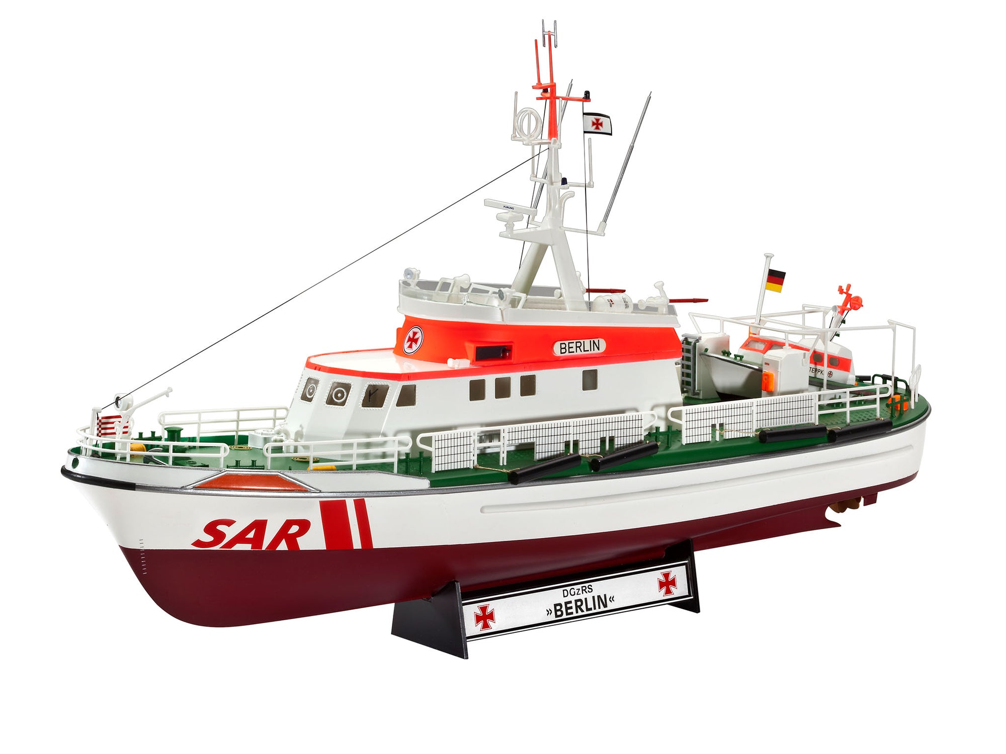 Revell 1:72 Search and Rescue Seenotrettungskreuzer Berlin + Westland Seaking Mk 41 05683
