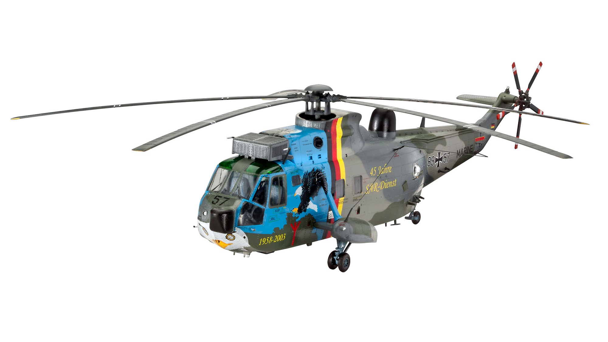 Revell 1:72 Search and Rescue Seenotrettungskreuzer Berlin + Westland Seaking Mk 41 05683