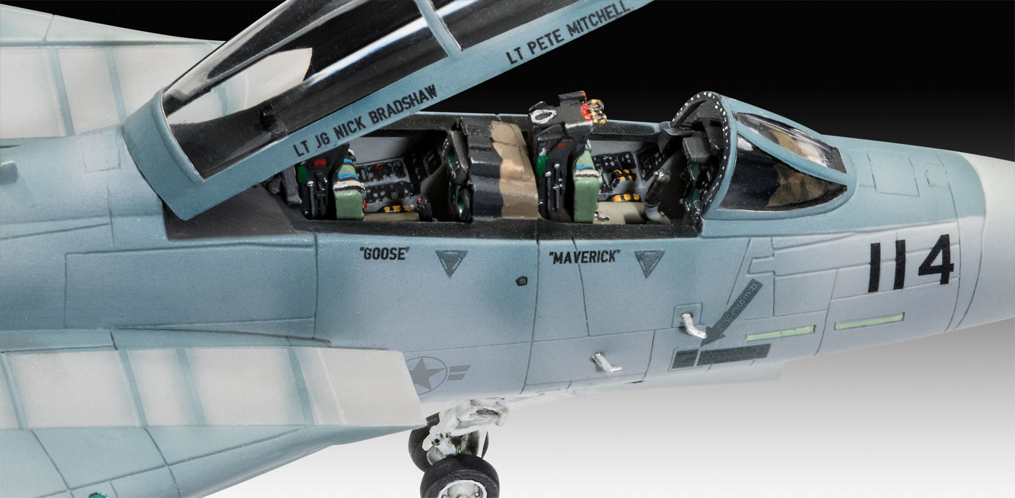 Revell 1:72 Top Gun Maverick F/A-18E Super Hornet & F-14D Tomcat 05677