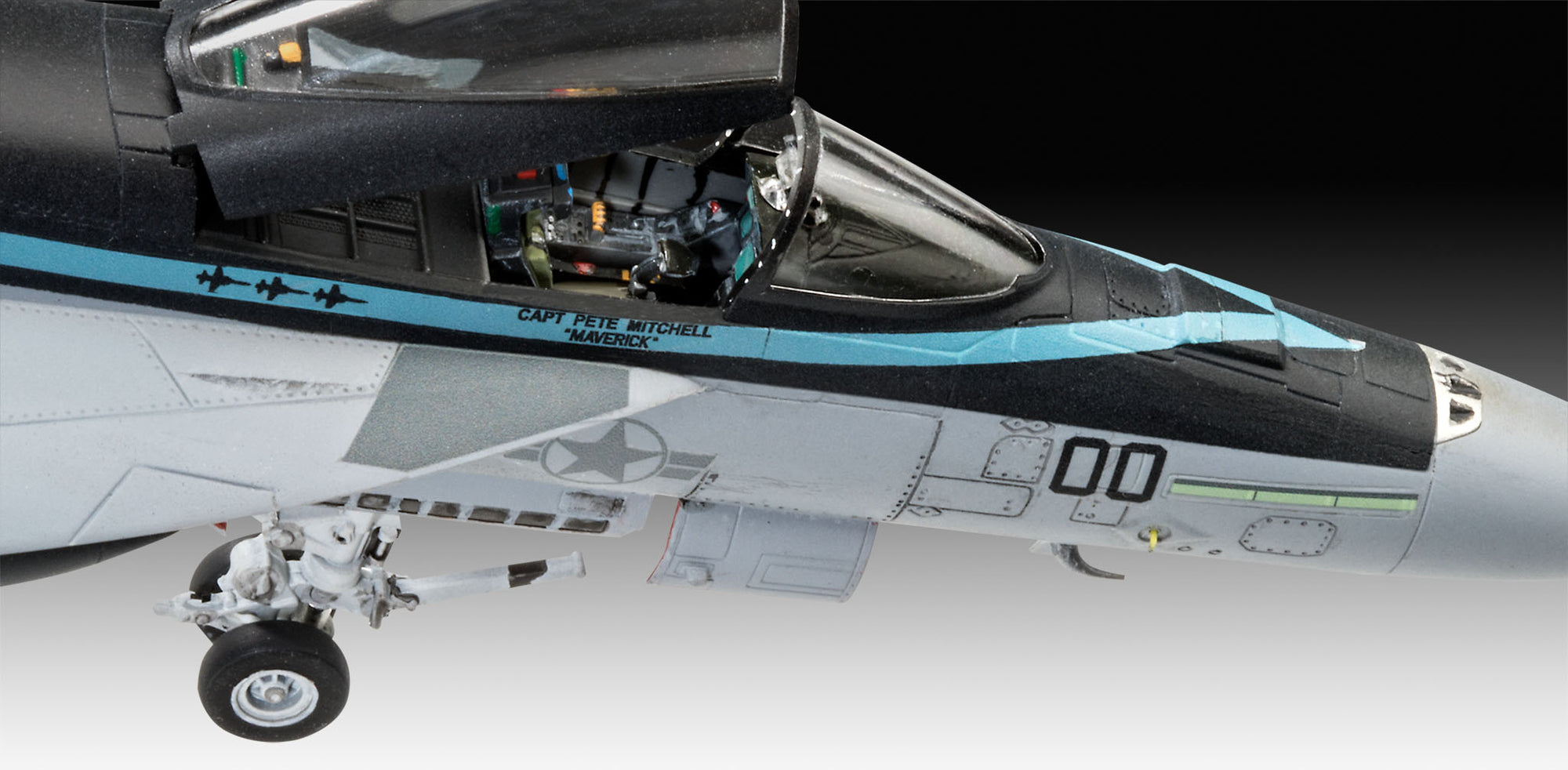 Revell 1:72 Top Gun Maverick F/A-18E Super Hornet & F-14D Tomcat 05677