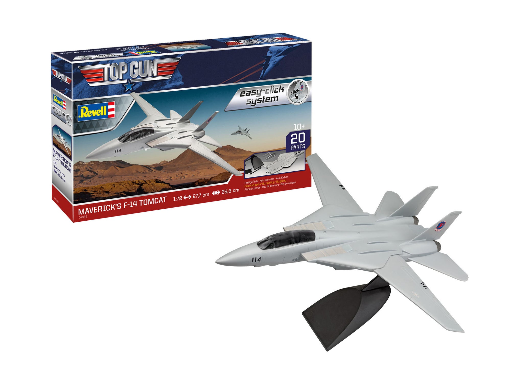 Revell 1:72 Top Gun Maverick's F-14 Tomcat easy-click system 04966